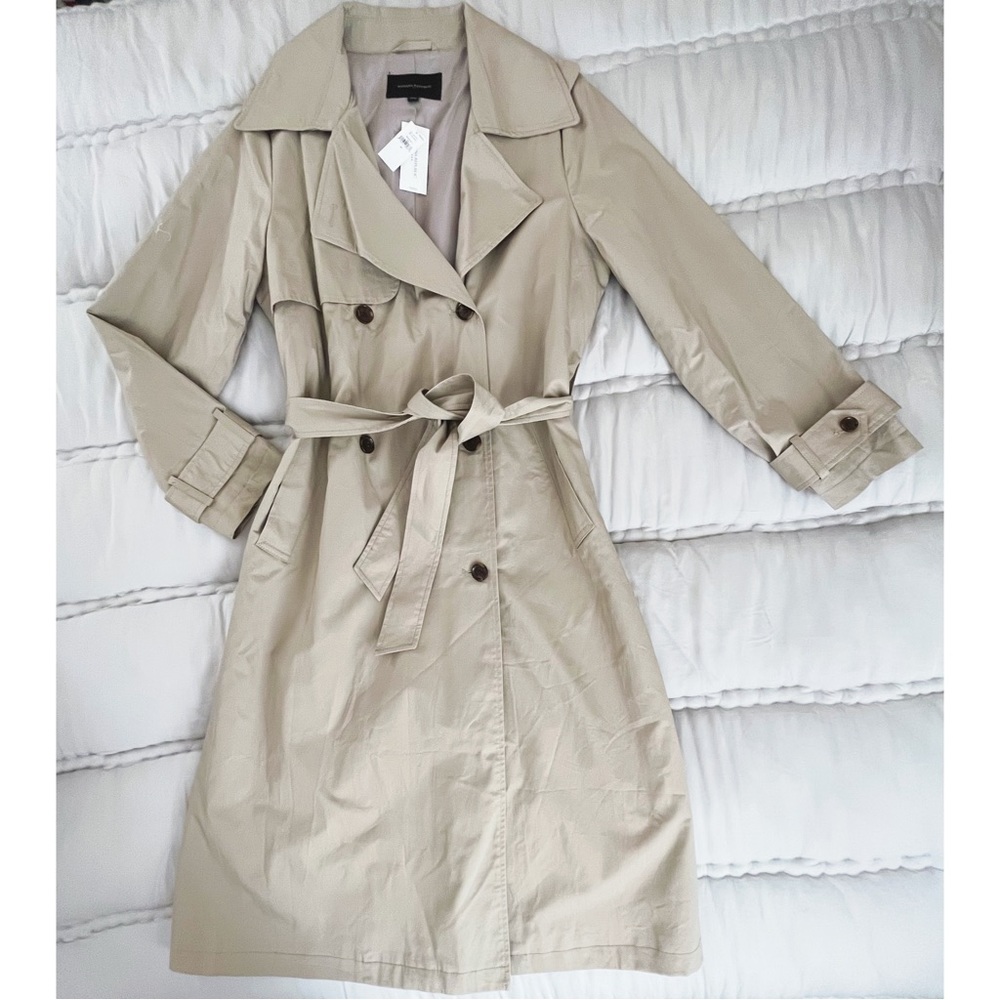 Cotton Twill Trench Coat